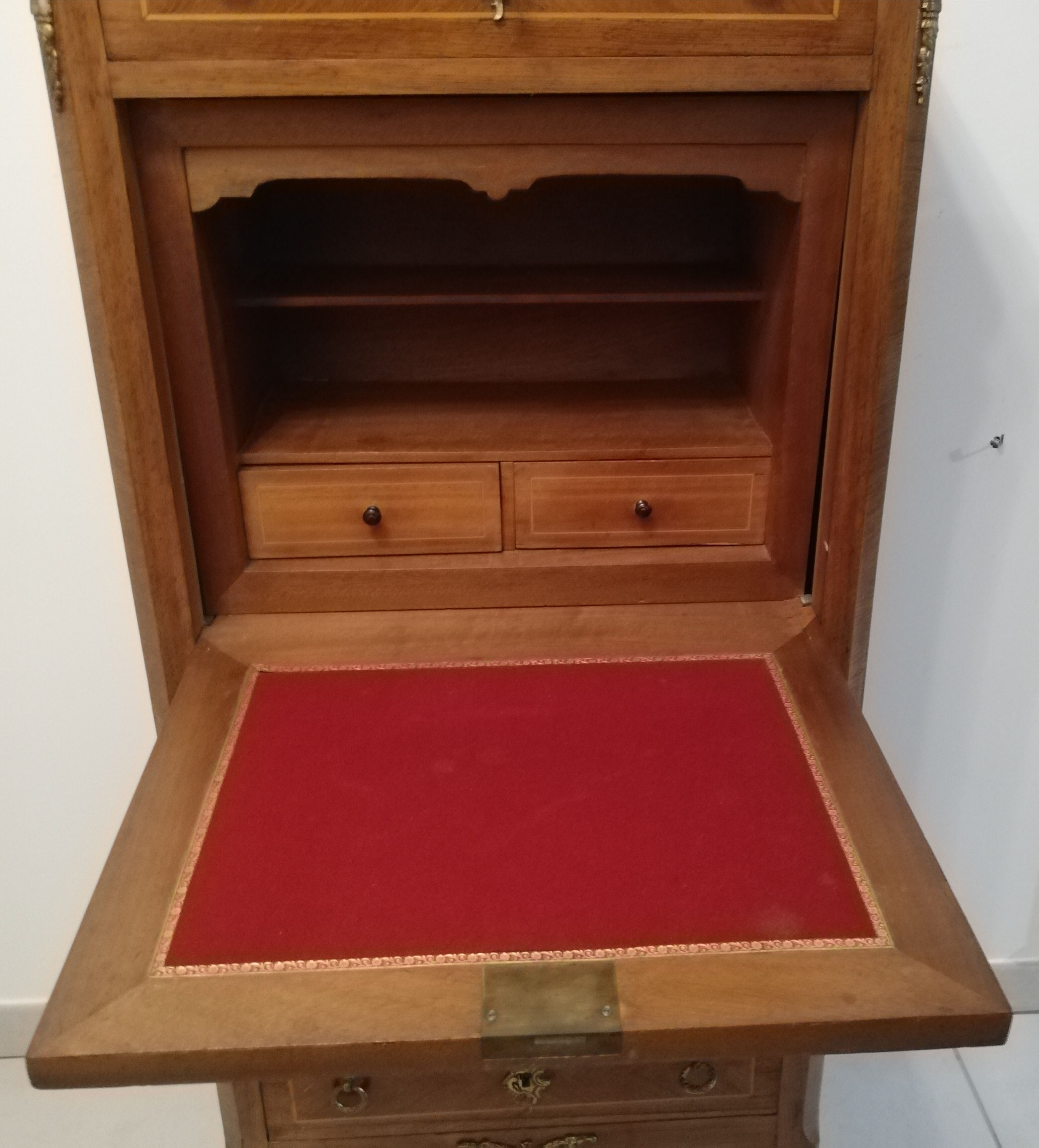 Lady's secretary in Louis XVI style marquetry