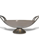 Deco art glass opalescent press Cup