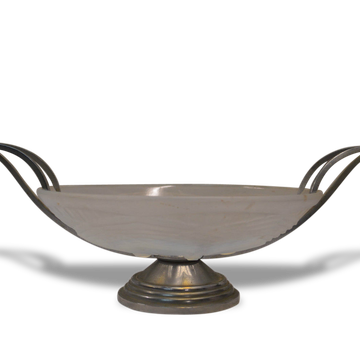 Coupe art déco en verre presse opalescent