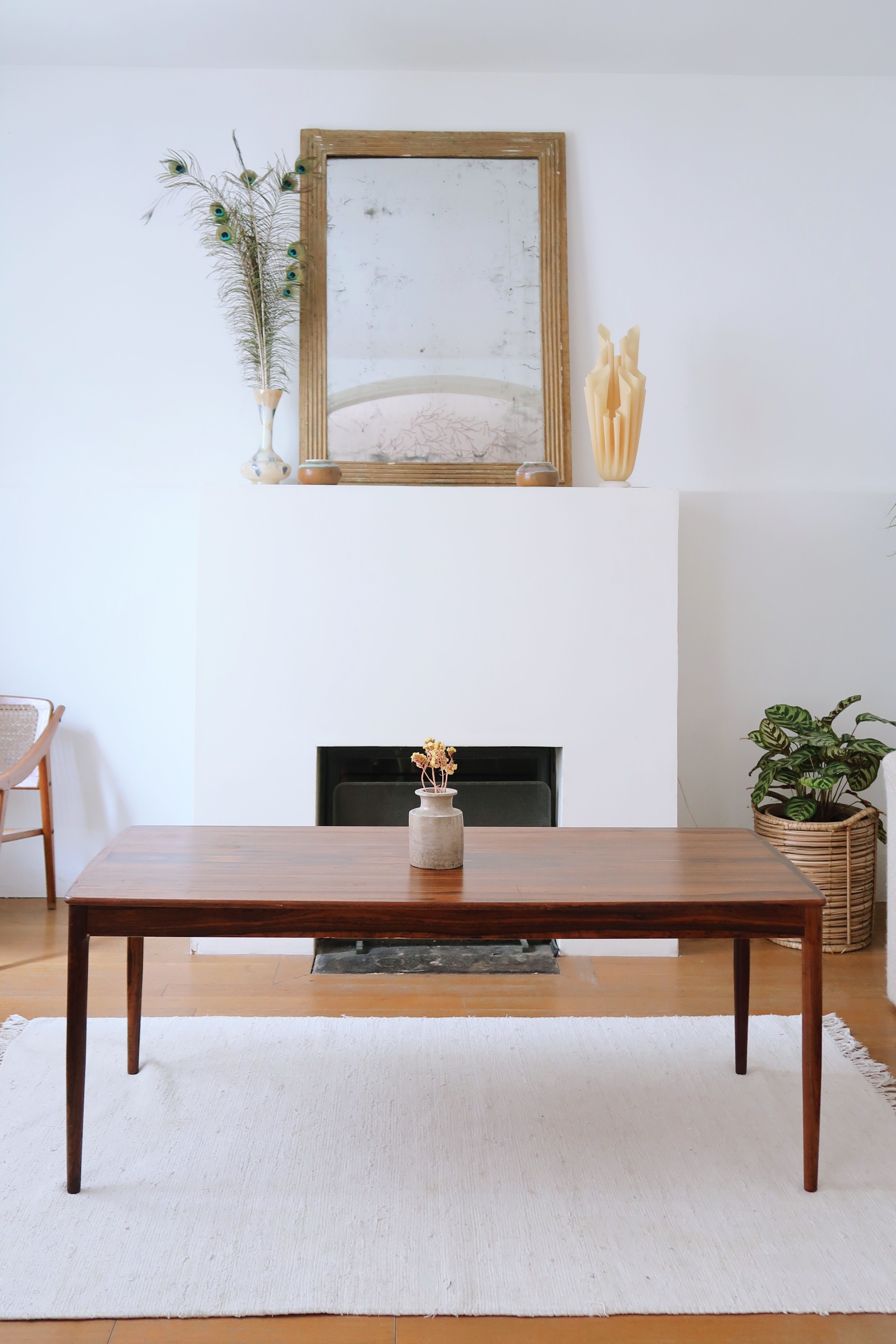 Rosewood coffee table made in Sweden