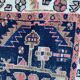 Ancient Persian carpet Hamadan handmade 94x145 cm