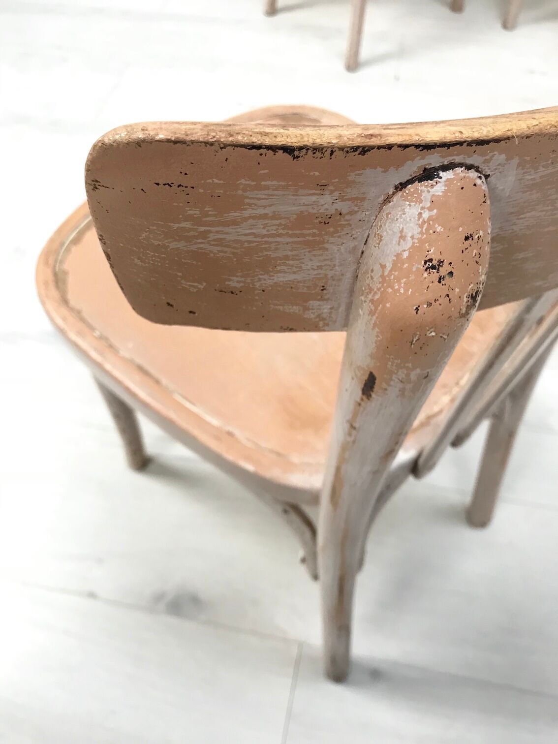 Suite of six bistro chairs