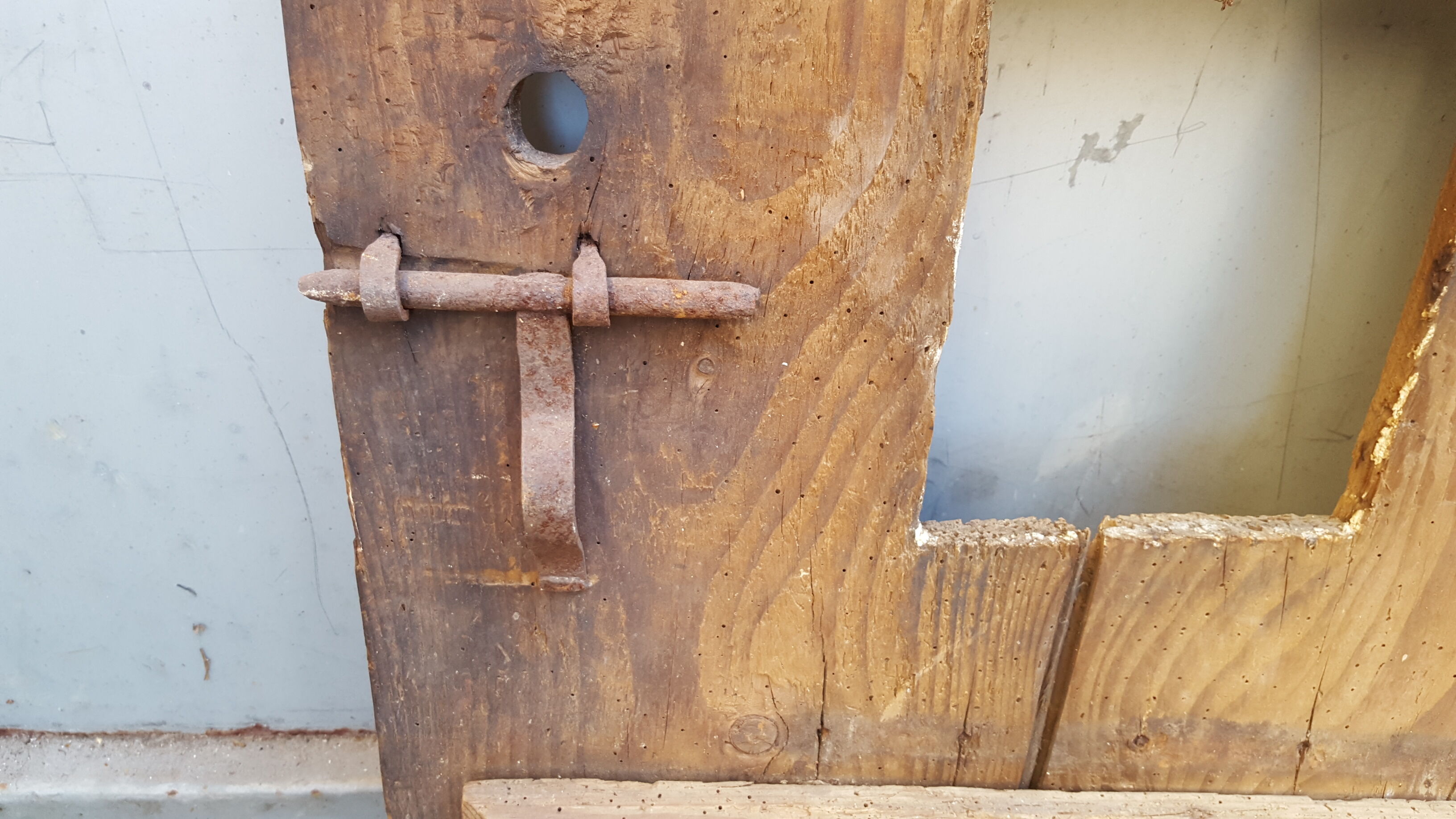 19th-century gate with skylight