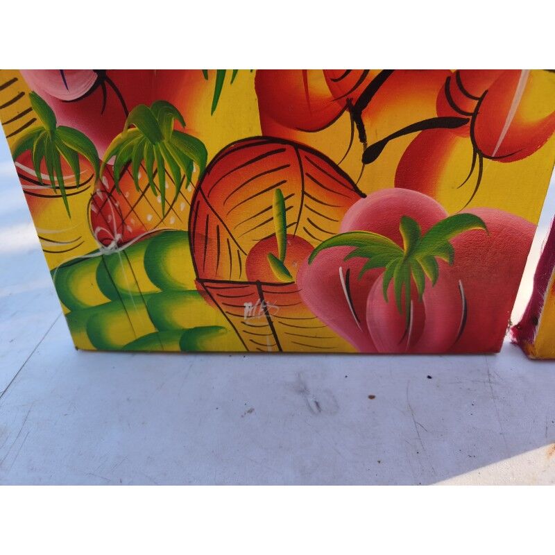 2 tableaux à l'huile sur toile haïtienne
