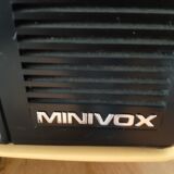 Yellow minivox vintage tv