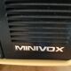 Télévision vintage minivox jaune