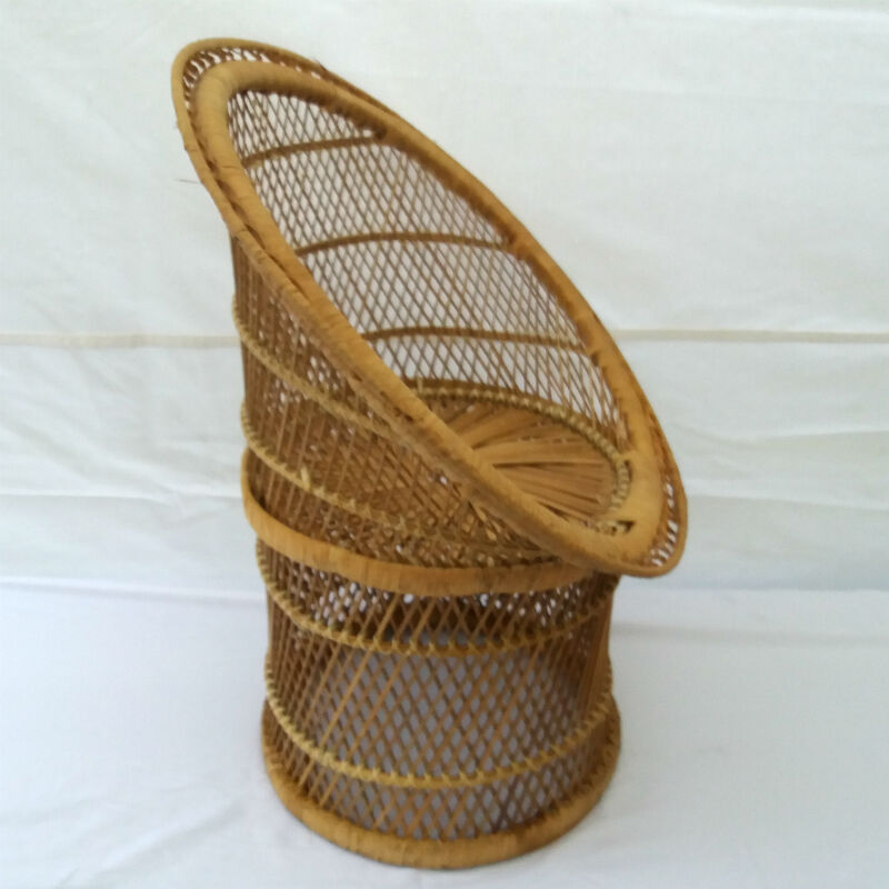 Fauteuil enfant en rotin
