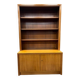 Bibliothèque / vitrine en bois vintage