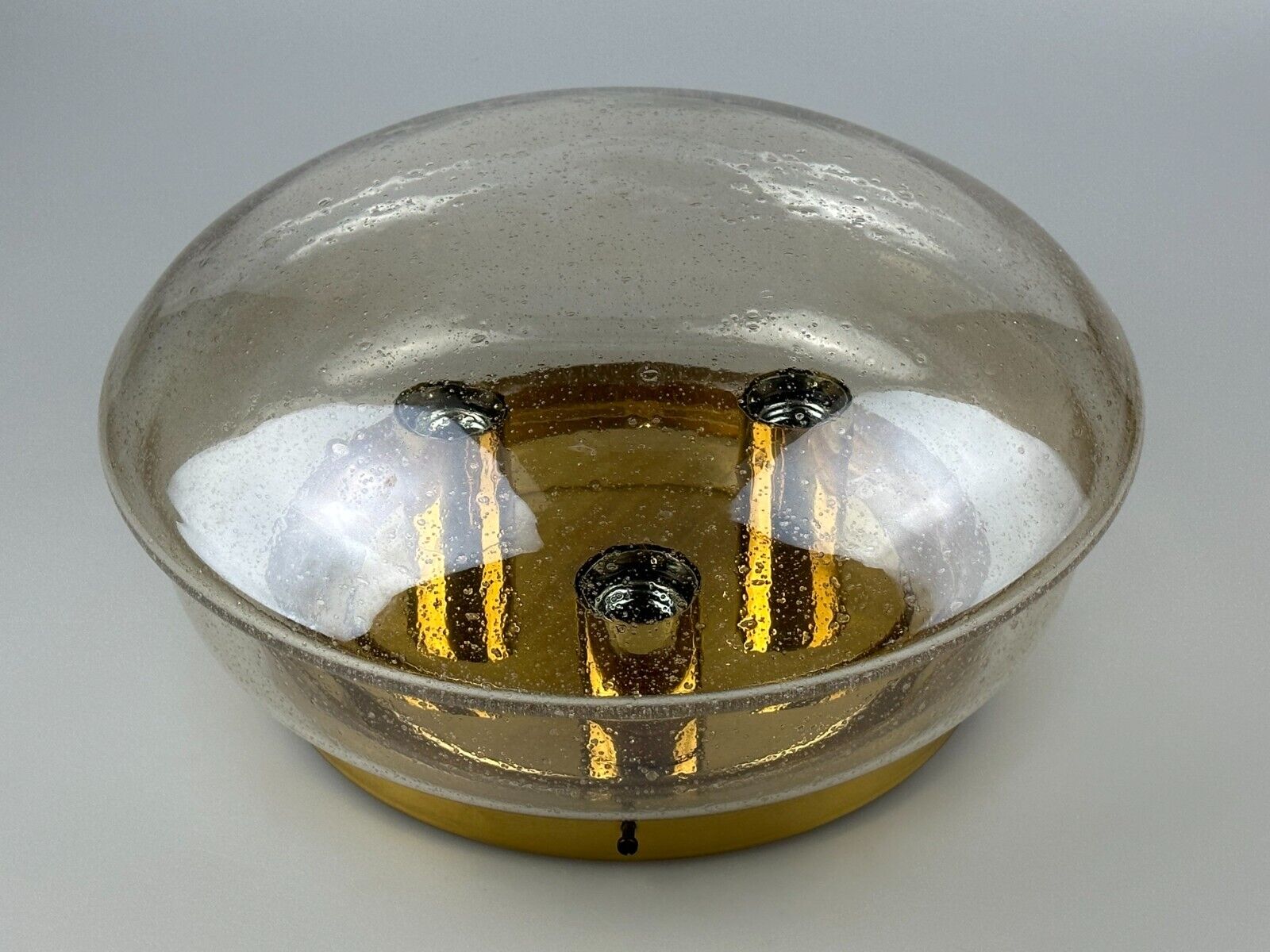 Plafonnier 60s 70s Limburg Glashütte verre space age design