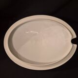 Oval soup tureen in Limoges porcelain, Salmon and Co (A525)