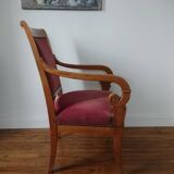 Pair of armchairs with sticks from the restoration period