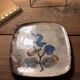 Square ceramic plate – signed Gustave Reynaud (Atelier Ratte)
