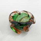 Bohemian Art Glass Bowl/Ashtray by Josef Hospodka, 1960's