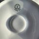 Set of 8 oyster plates or compartment plates, aquatic model Lourioux Fo.