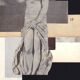 Collage on paper Idol