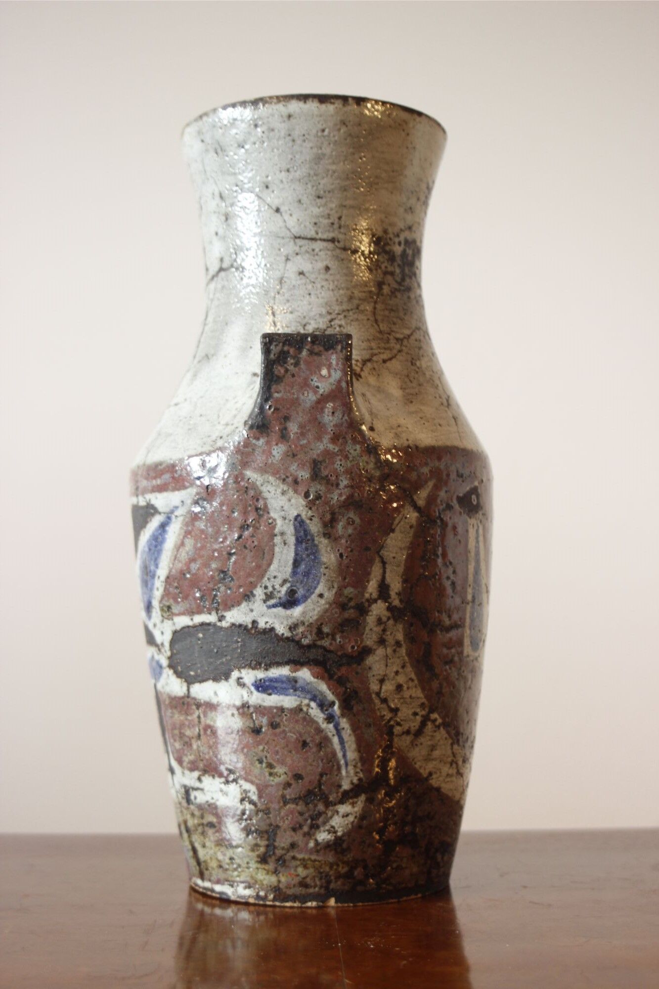 Ceramic bird vase by Jean Derval in Vallauris, France 1950s