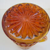 Vintage pitcher – amber glass