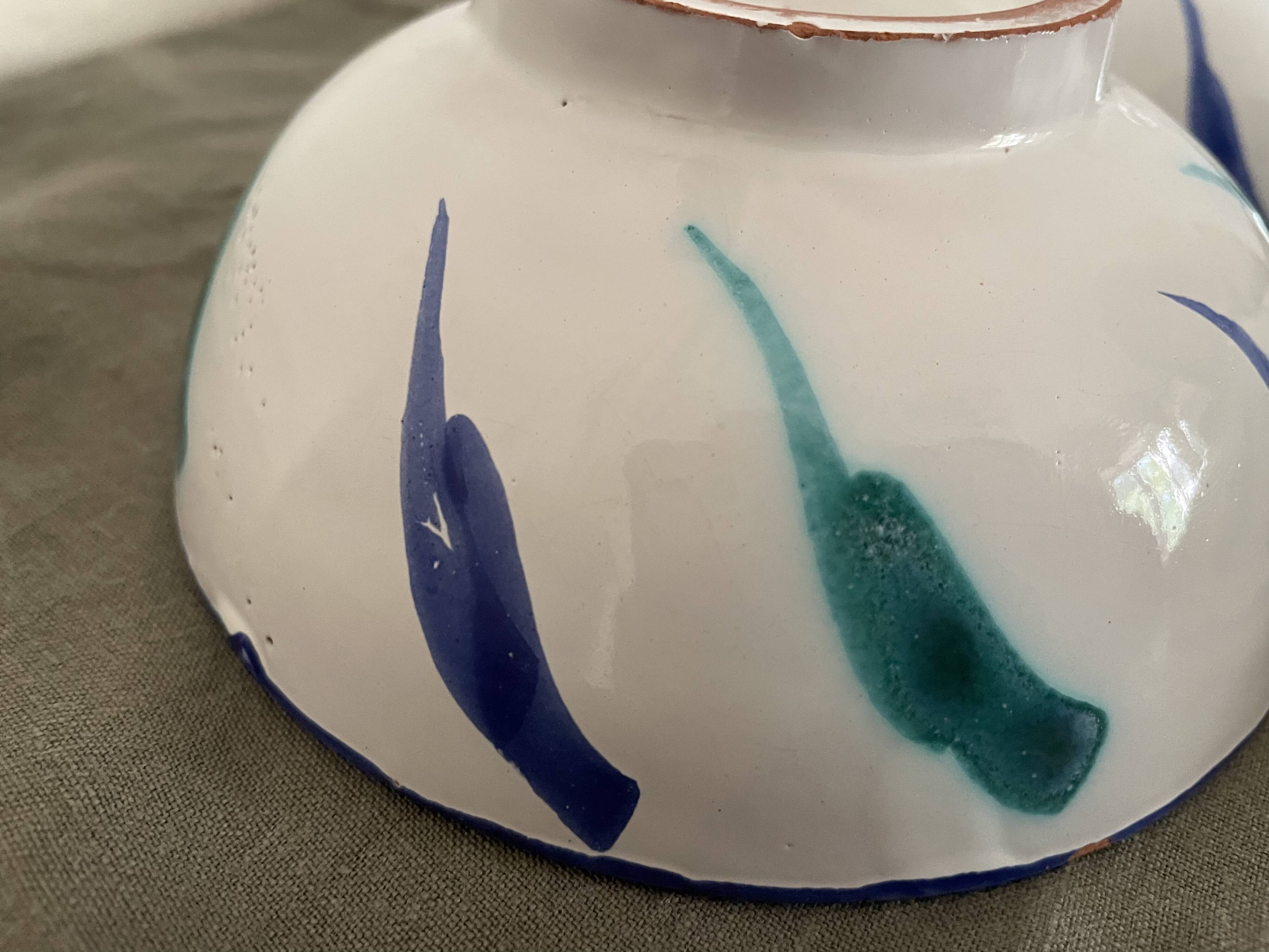 Fajalauza glazed terracotta bowls