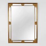 Large 20th century decorative Vintage gilded mirror, Belgium