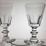 6 verres à vin style Baccarat modèle Caton / XIXème