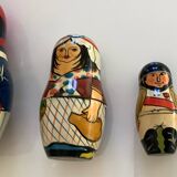 Nesting dolls bicentennial of the French Revolution