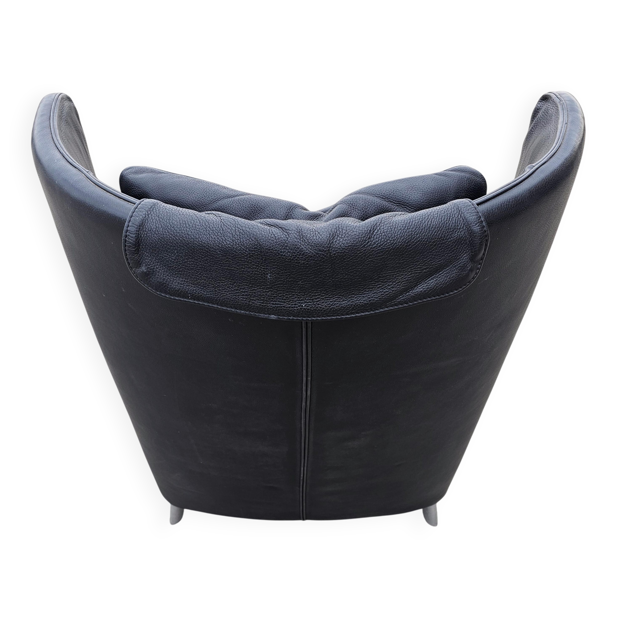 Pair of postmodern armchairs DS-23 by Franz-Josef Schulte for De Sede