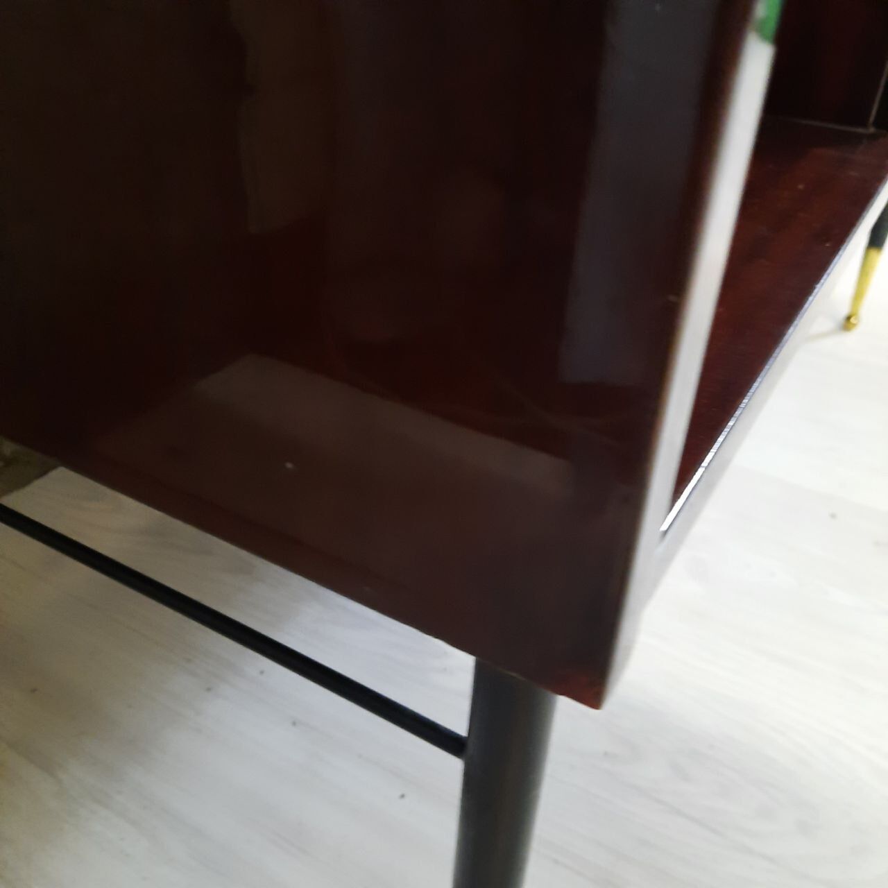 Wardrobe, 1950s bookcase, brass print / tips.