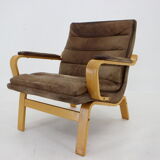 1970s Yngve Ekström "Contino" Leather Armachair,Sweden