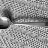 6 Mocha Silver Metal Spoons