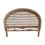 Rattan and wicker headboard