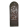African door in carved wood and bronze of village chief Baboun, Cameroon, early 20th century