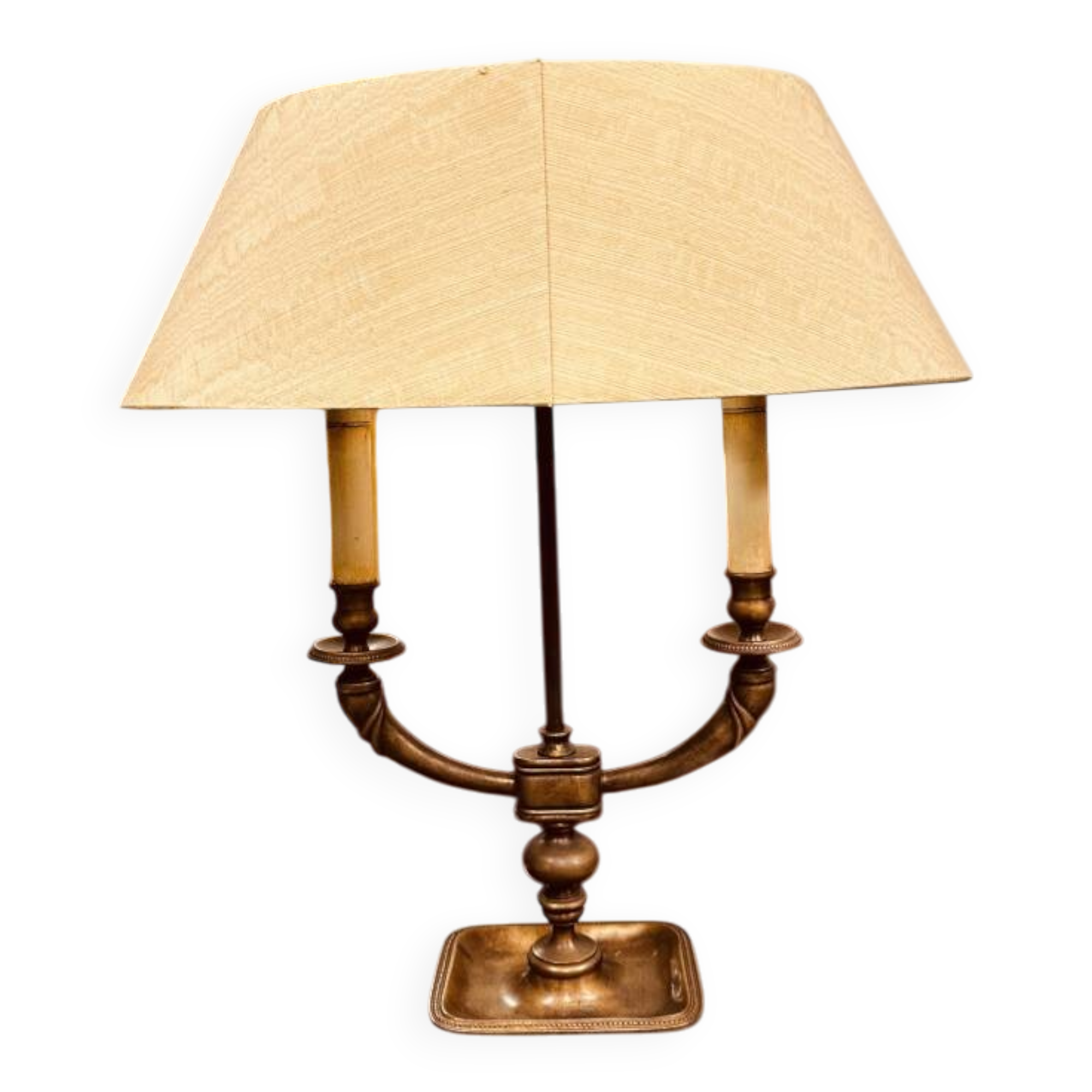 Antique French Bouillotte table lamp