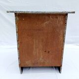 Enameled cabinet with one door