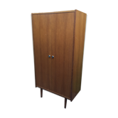 Armoire vintage des années 60 en bois blond