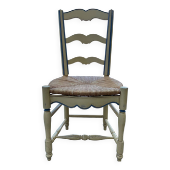 Chaises paillées provençales Laffanour