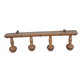 Antique wooden coat rack