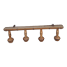 Antique wooden coat rack