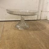 Crystal dish for pie or fruit