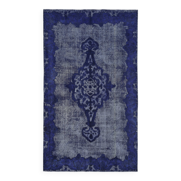 Tapis vintage en laine surteinte sculpté à la main 174 cm x 297 cm
