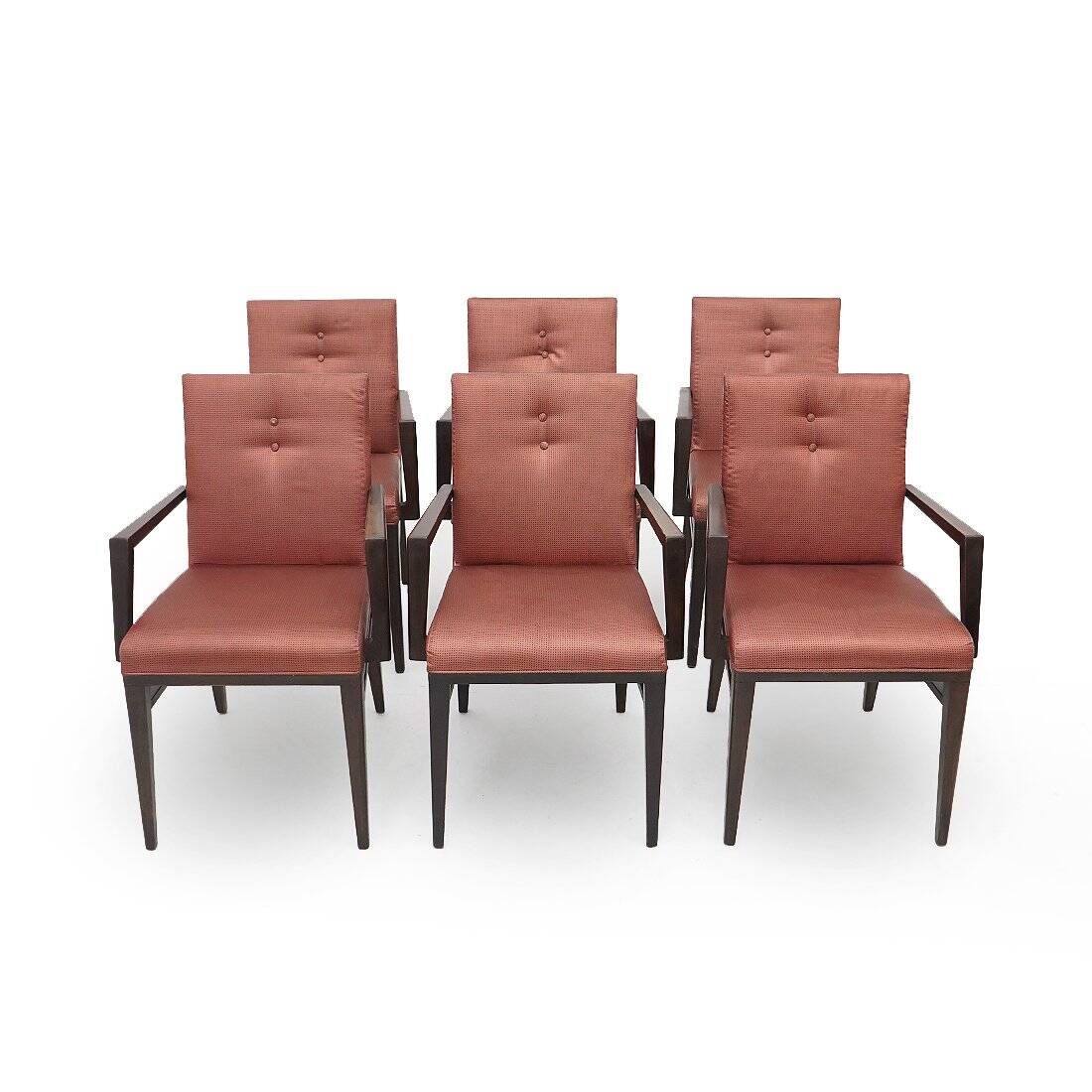 Vintage wooden chairs, 1970s, set of 6