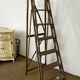 Grand escabeau en bois vintage