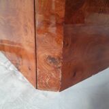 Elm burl coffee table, 70s