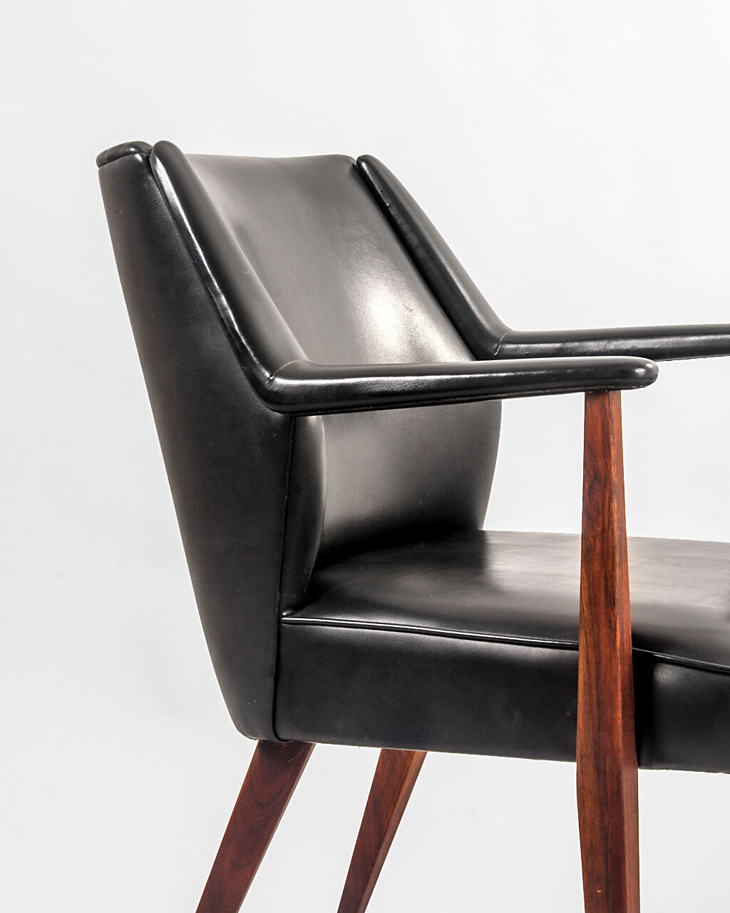 Mid century teak armchair