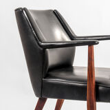 Mid century teak armchair