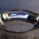 Phenix bowl on foot silver metal center table 1940
