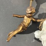 Lustre en bronze angelot
