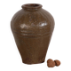 Small antique oriental glazed ceramic vase (c.1900)