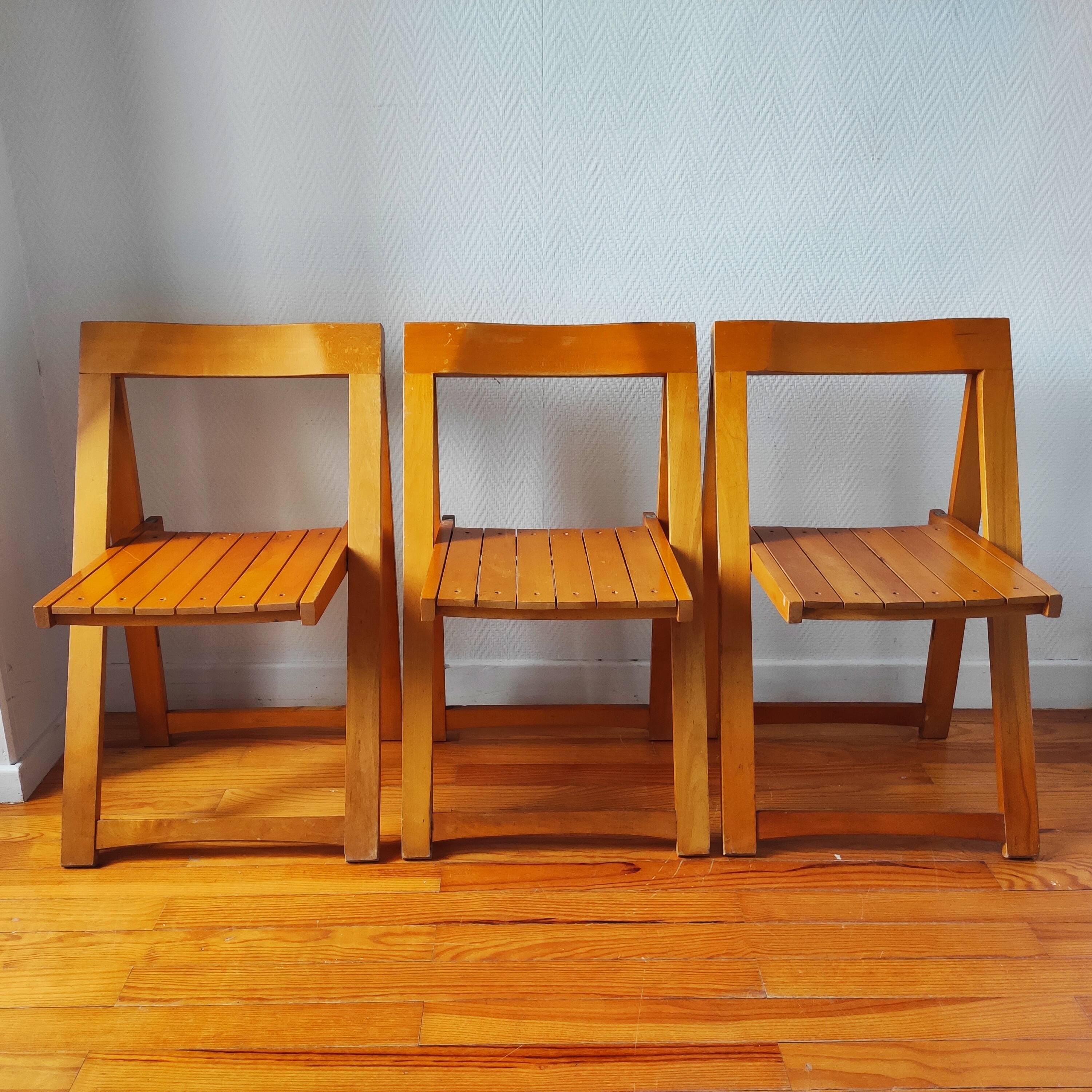 Vintage folding chairs