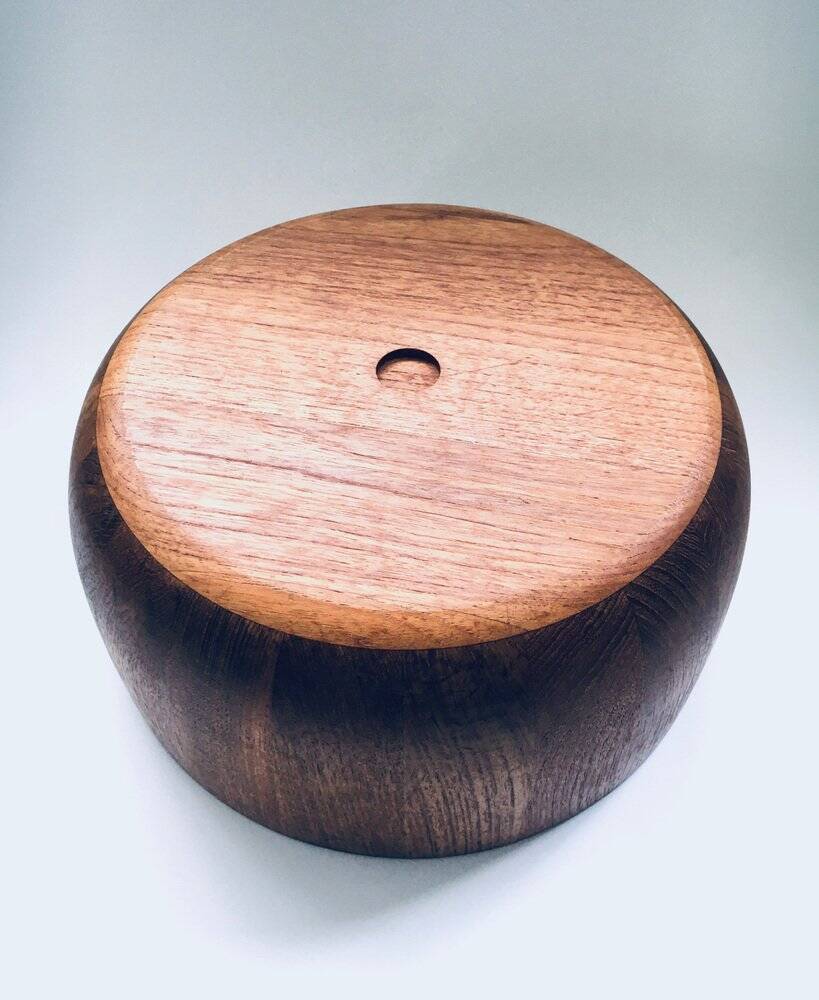 Large Mid-Century Scandinavian Teak Bowl by Richard Nissen, Denmark, 1960s