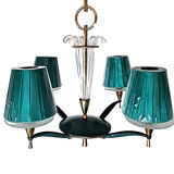 Chandelier of the end of the era art deco design 1940s